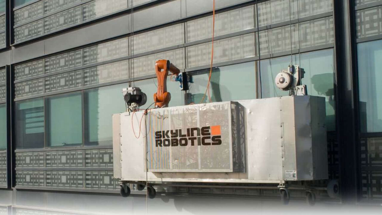 Image of window washing robots 