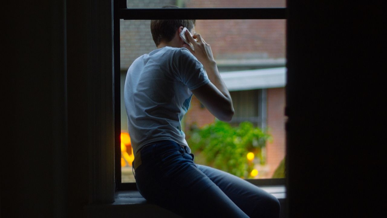 A man speaking on his cell phone