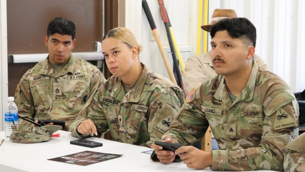 Image of soldiers giving feedback on the Autonomous Equipment Decontamination System