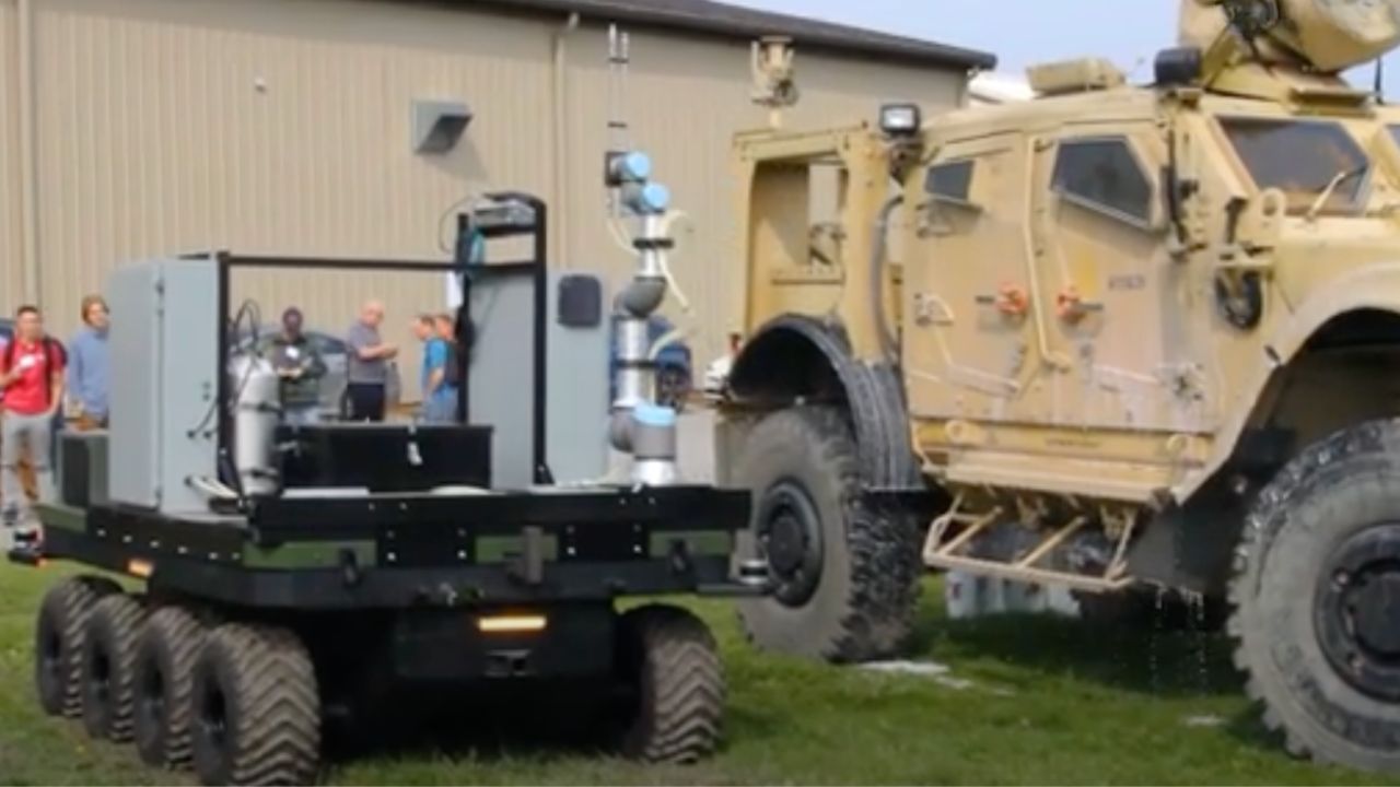 Image of an Autonomous Equipment Decontamination System