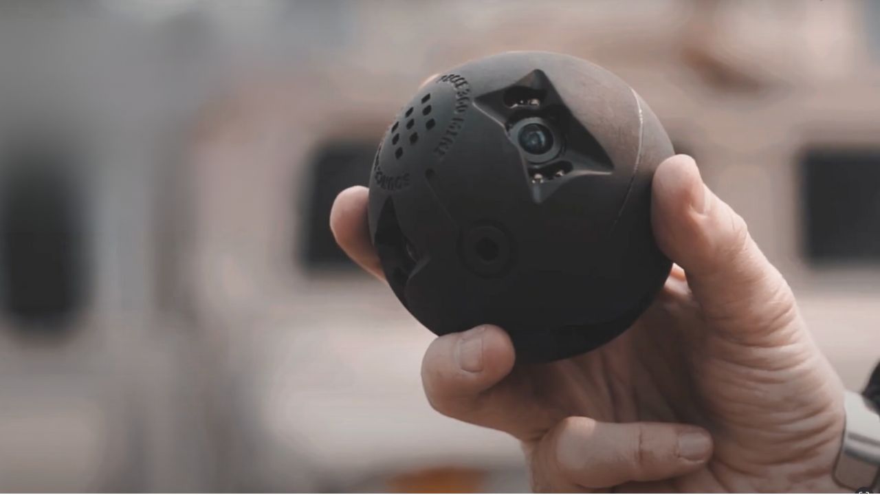 Image of a throwable tactical camera 