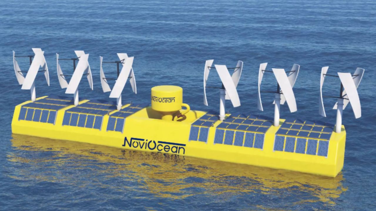 Image of floating energy platform 