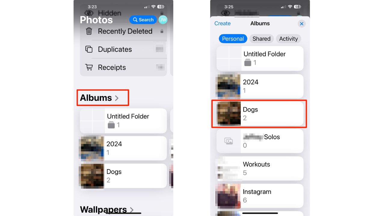 Finding your categorized photos in iOS 18 on iPhone 