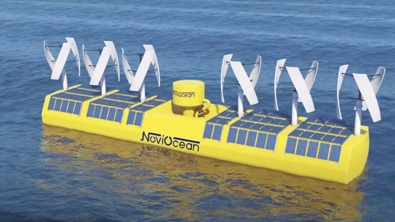 Image of floating energy platform 