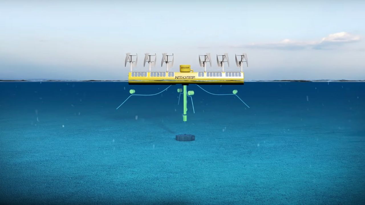 Image of floating energy platform 