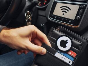 RFID wallet to hide apple airtag