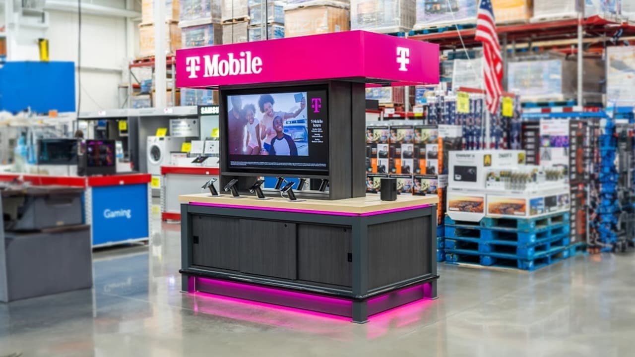 T-Mobile kiosk