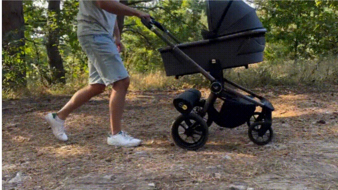 Image of Easy-Way kit on stroller 