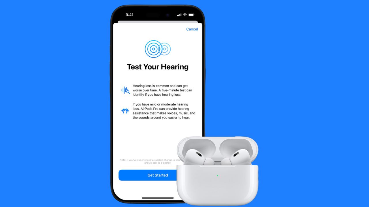 Test your hearing with AirPods Pro 2 