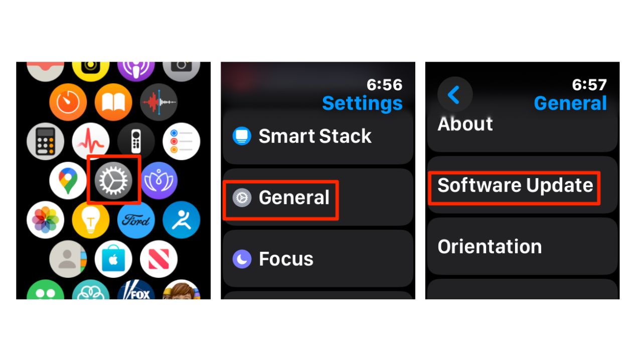 Steps to update Apple Watch software 