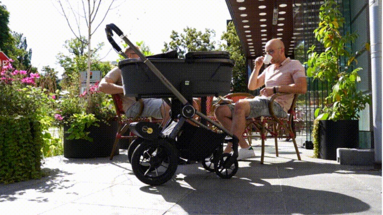 Image of Easy-Way kit on stroller 