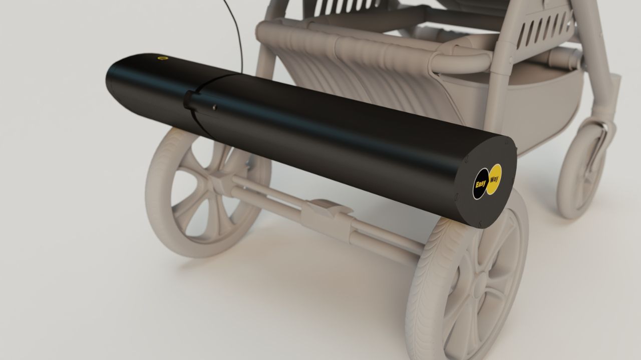 Image of Easy-Way kit on stroller 