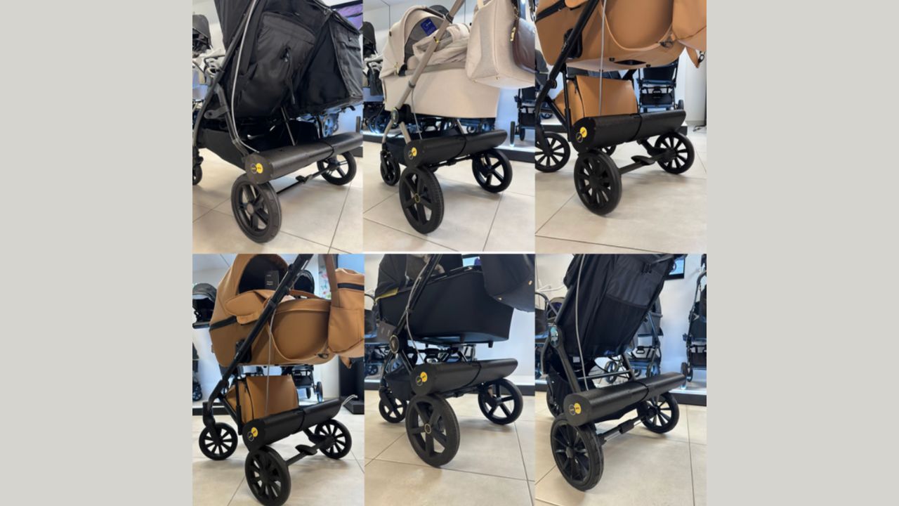 Image of Easy-Way kit on stroller 