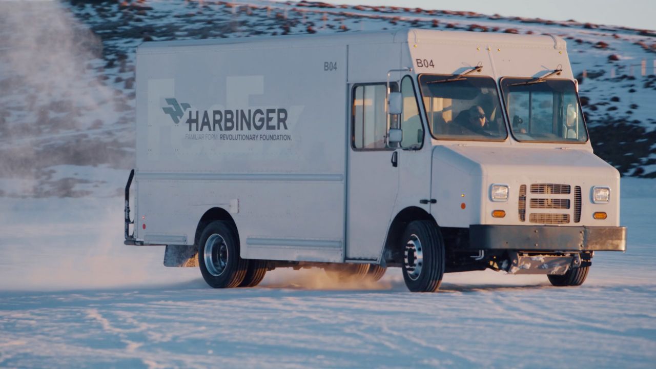 Harbinger delivery truck being tested in New Zealand 