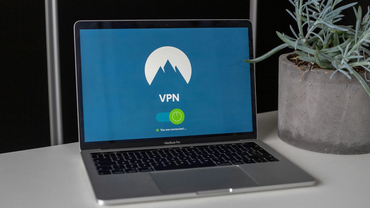 Image of a VPN on a laptop Home Screen 