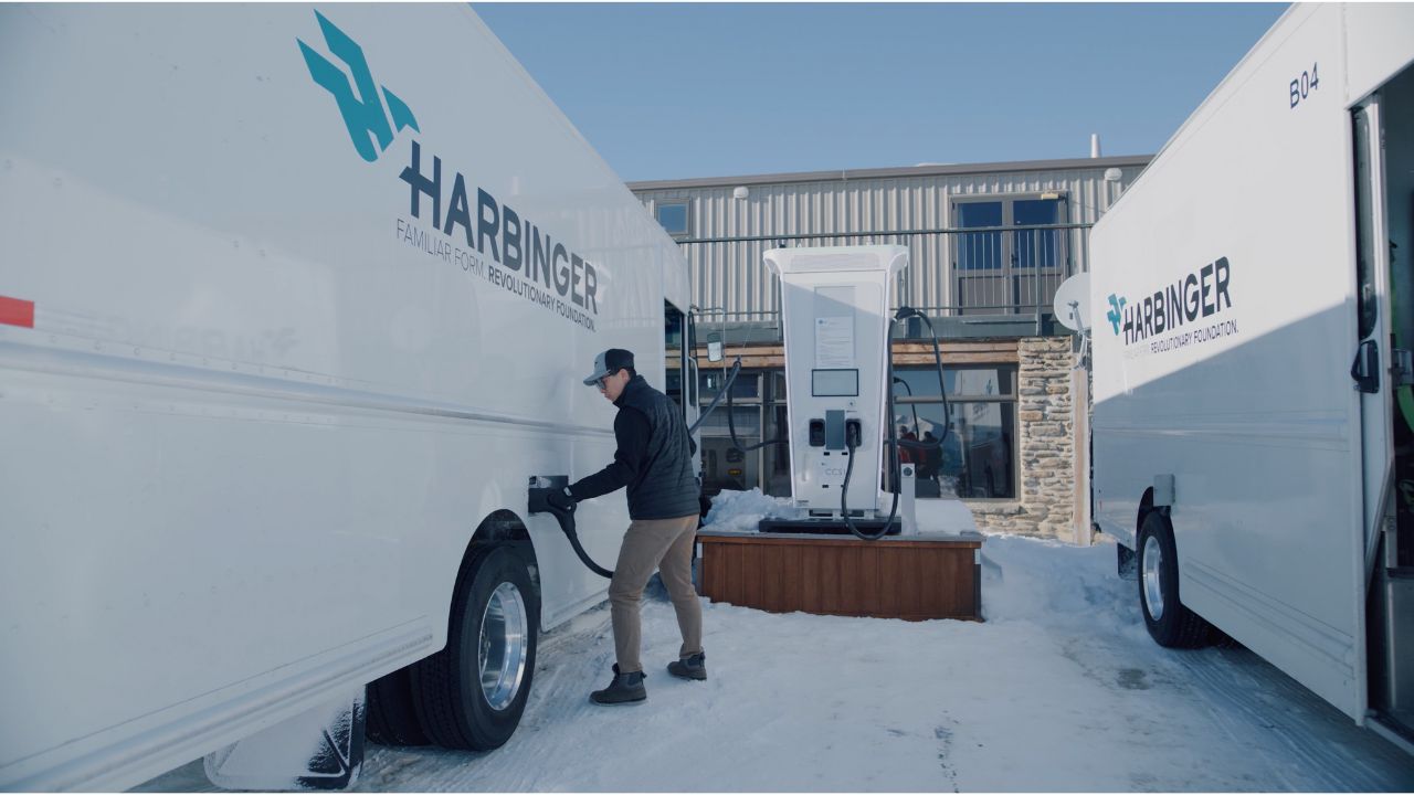 Harbinger delivery truck being tested in New Zealand 