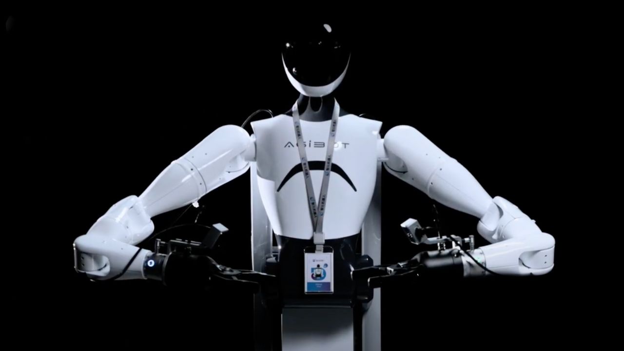 AgiBot humanoid robot training