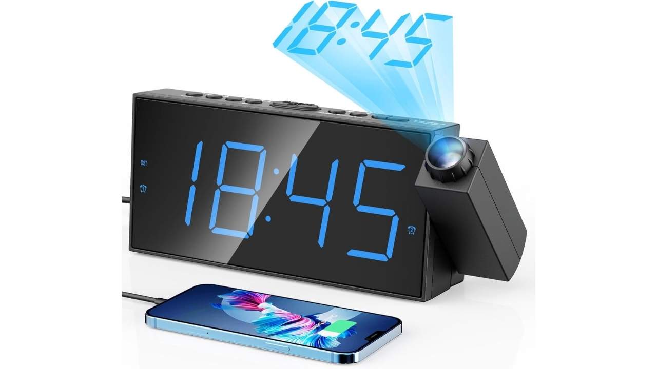Digital Projection Alarm Clock