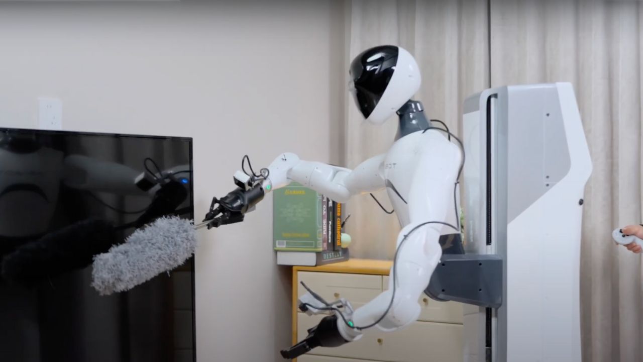 AgiBot humanoid robot training