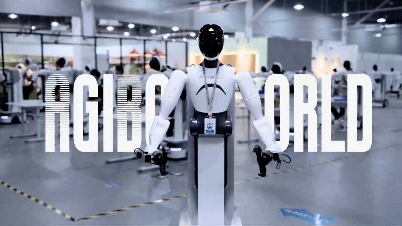 AgiBot humanoid robot training