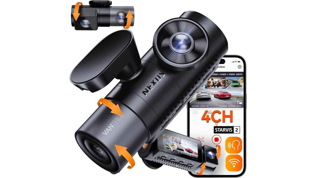 Vantrue N5 4-Channel 360° Dash Cam