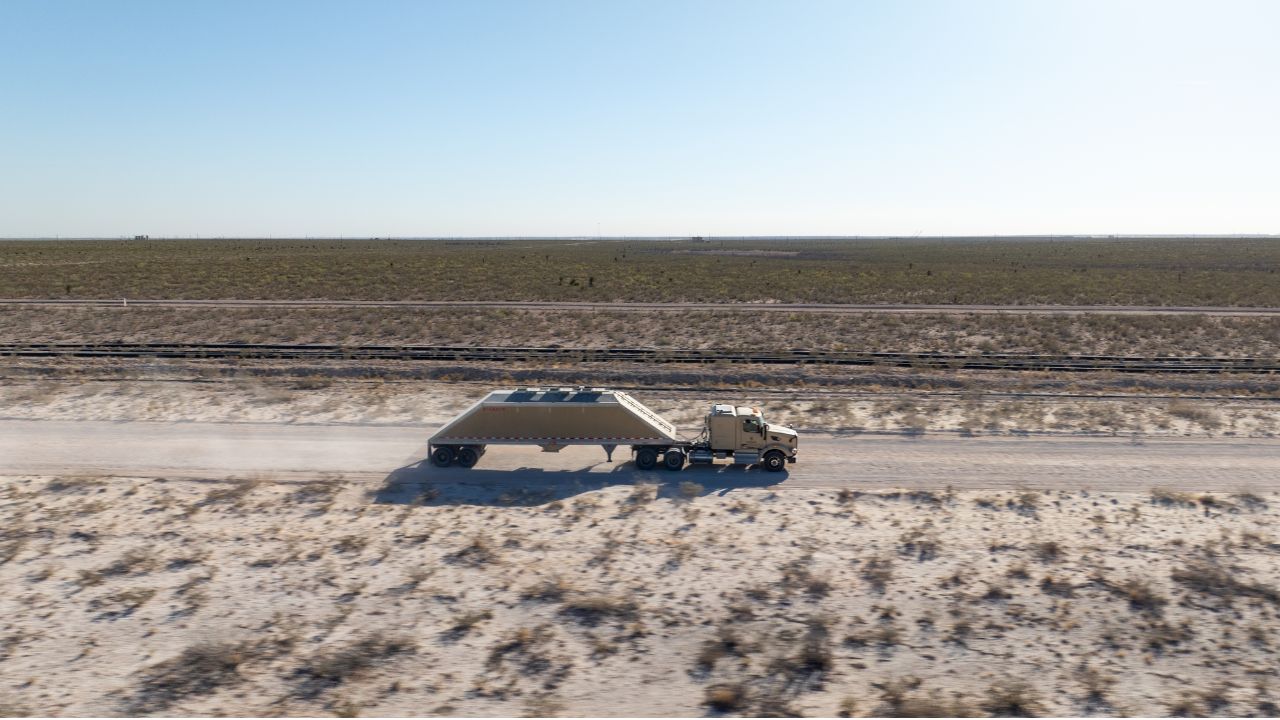 Driverless semi-truck