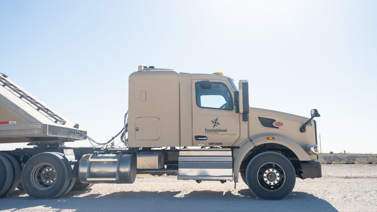 Driverless semi-truck