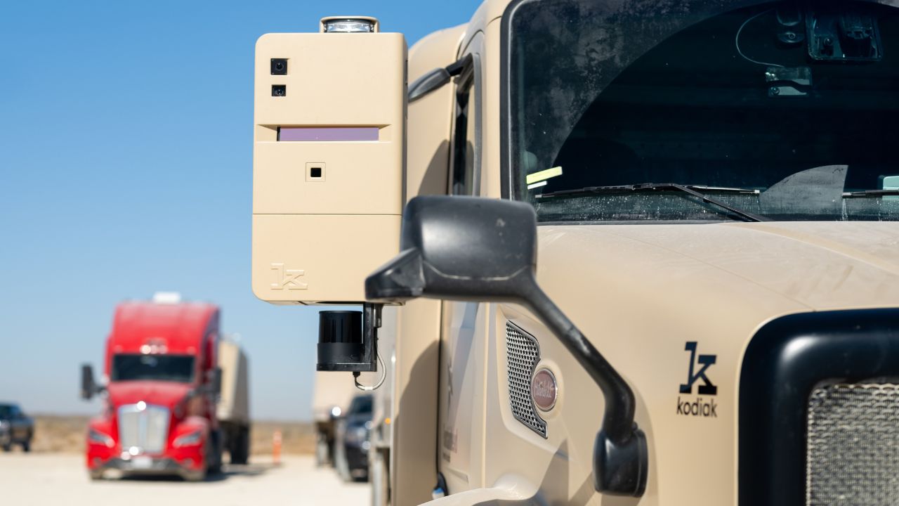 Driverless semi-truck