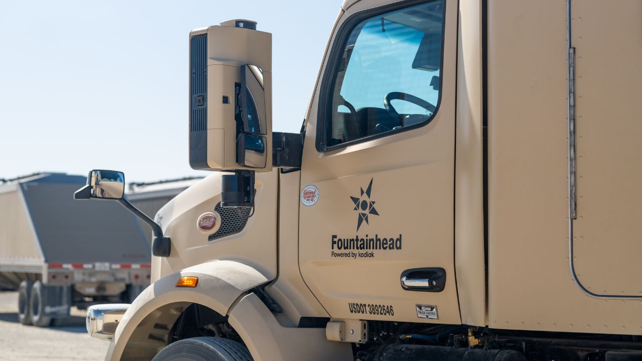 Driverless semi-truck