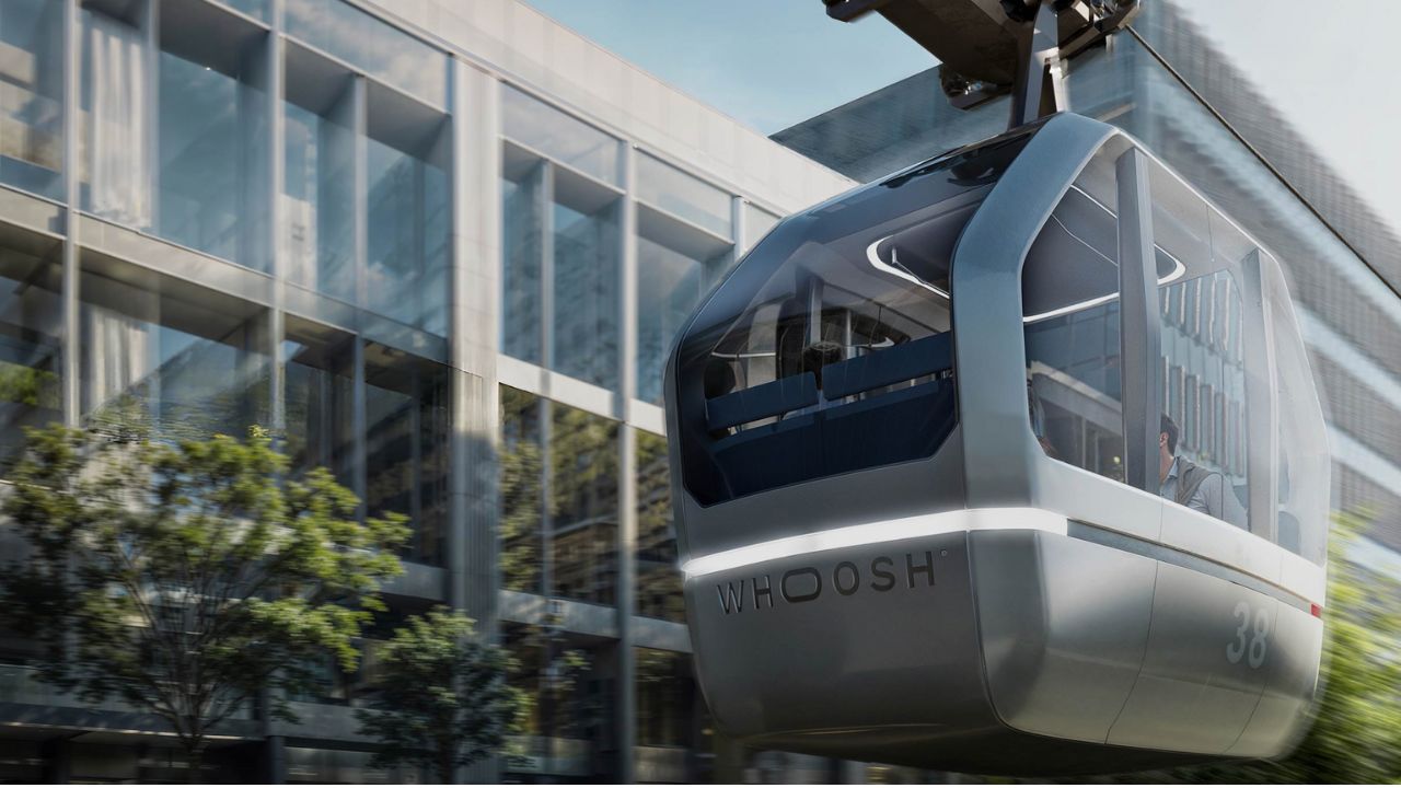 Whoosh, an innovative urban transit system set to debut in 2026