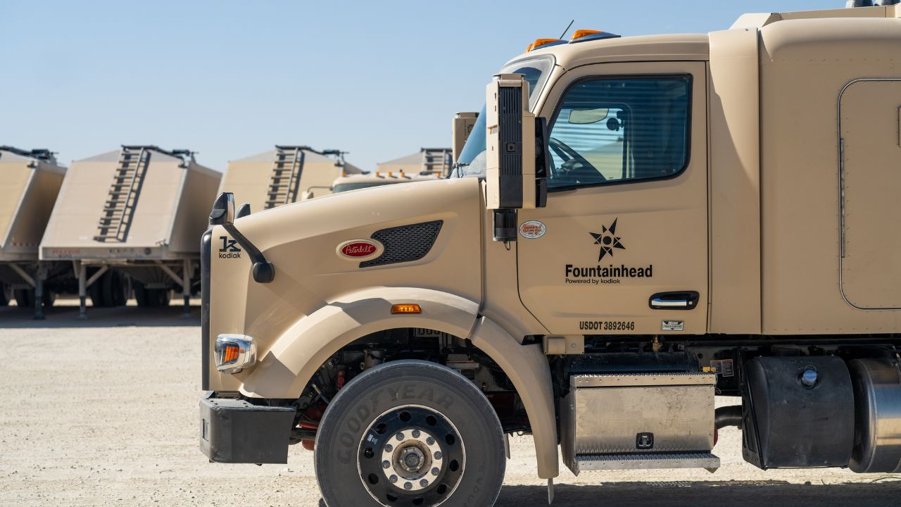 Driverless semi-truck