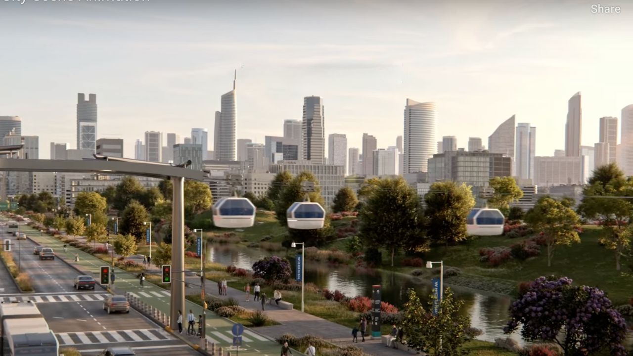 Whoosh is an innovative urban transit system set to debut in 2026