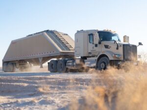 Driverless semi-truck