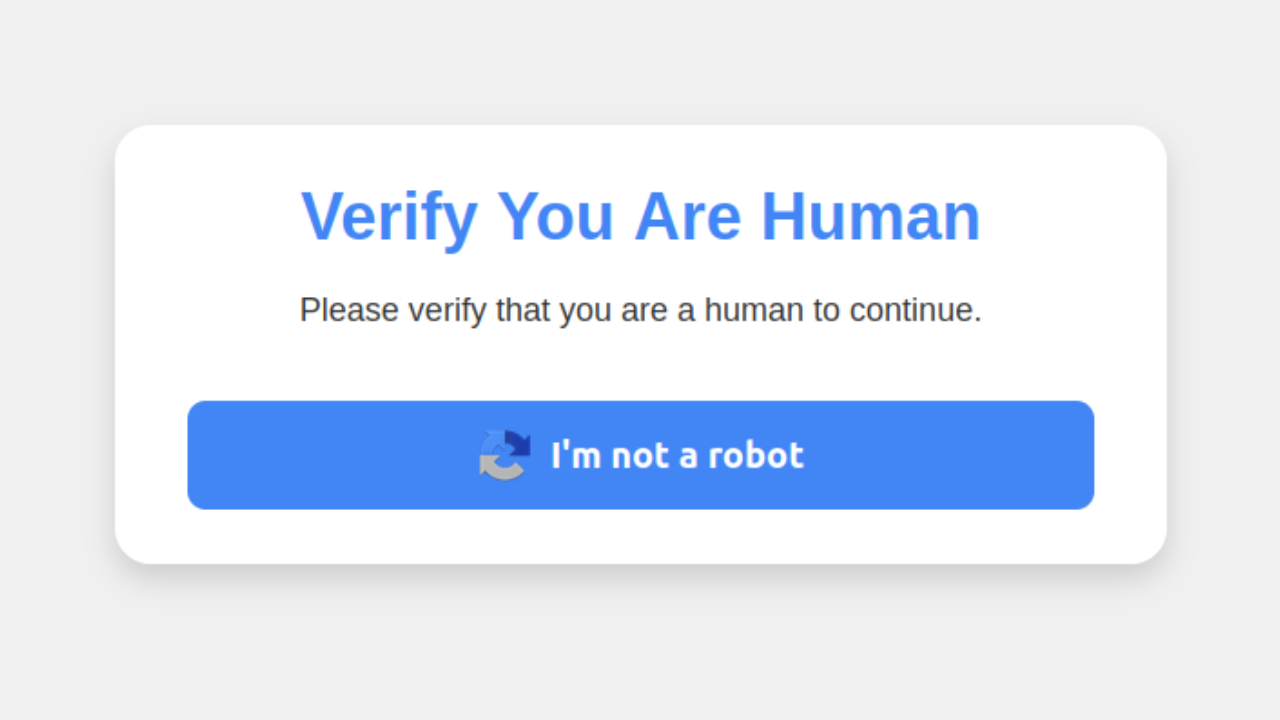 ClickFix fake captcha