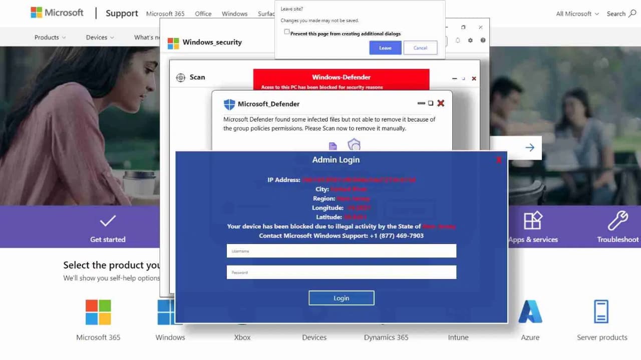 Fake warning in Mac