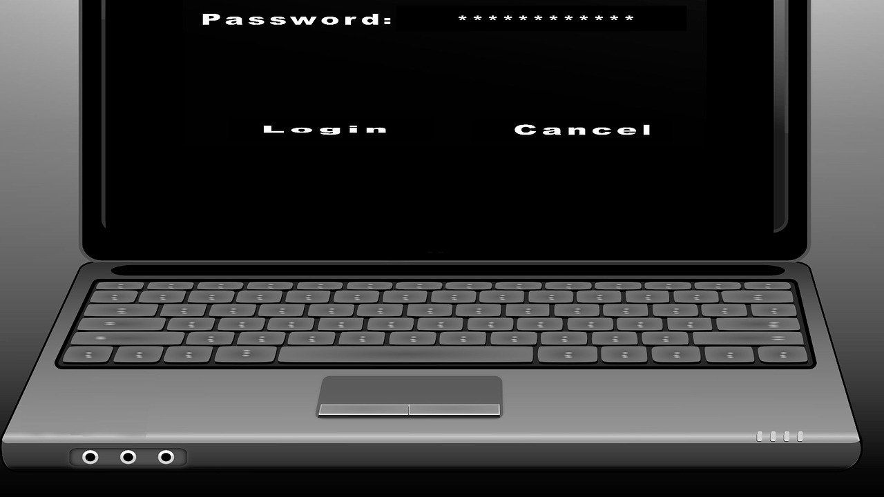 Password on laptop 