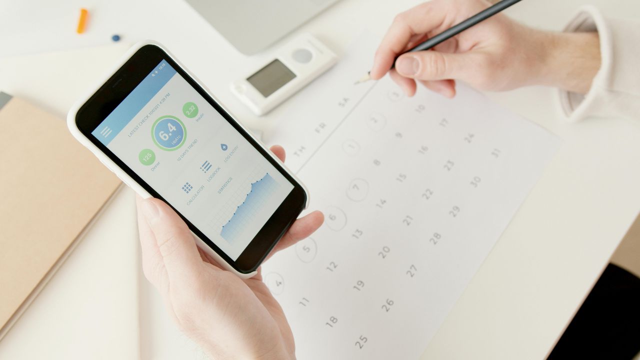 A person is using a phone