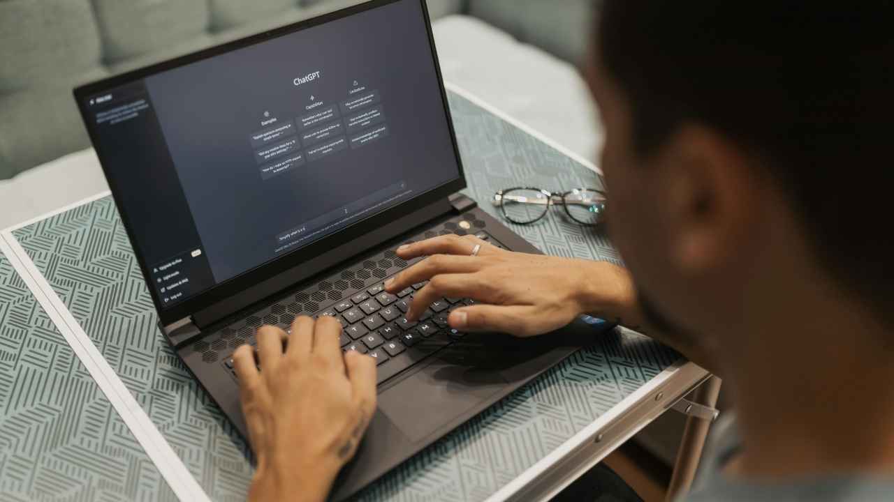 A man using AI for health advice
