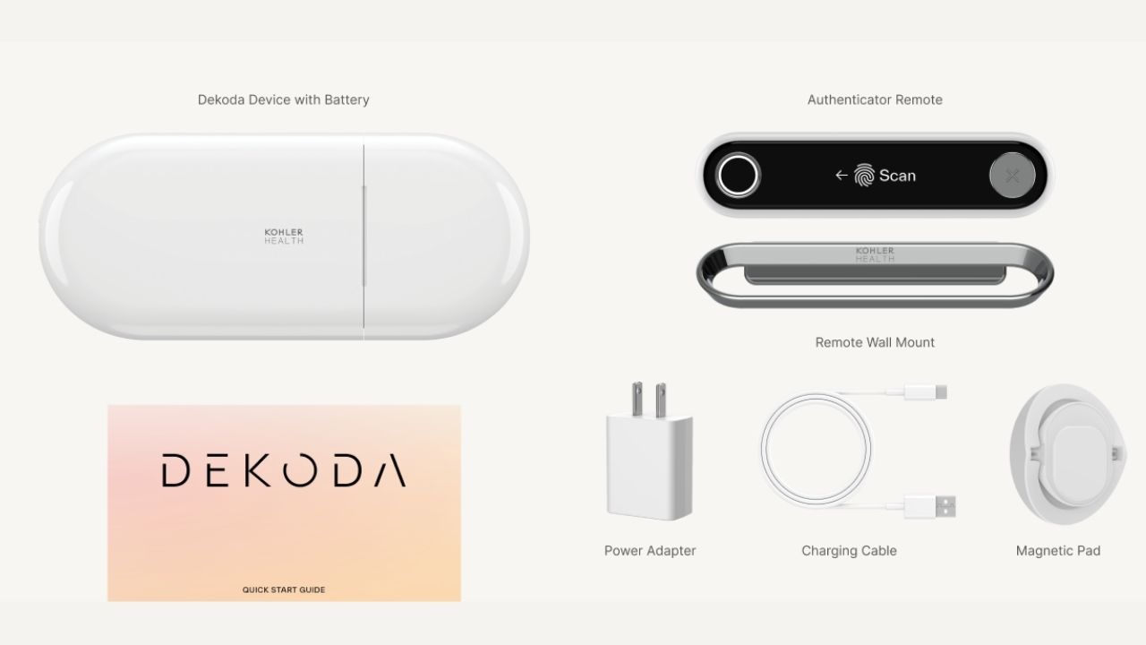 Kohler's new Dekoda smart toilet camera