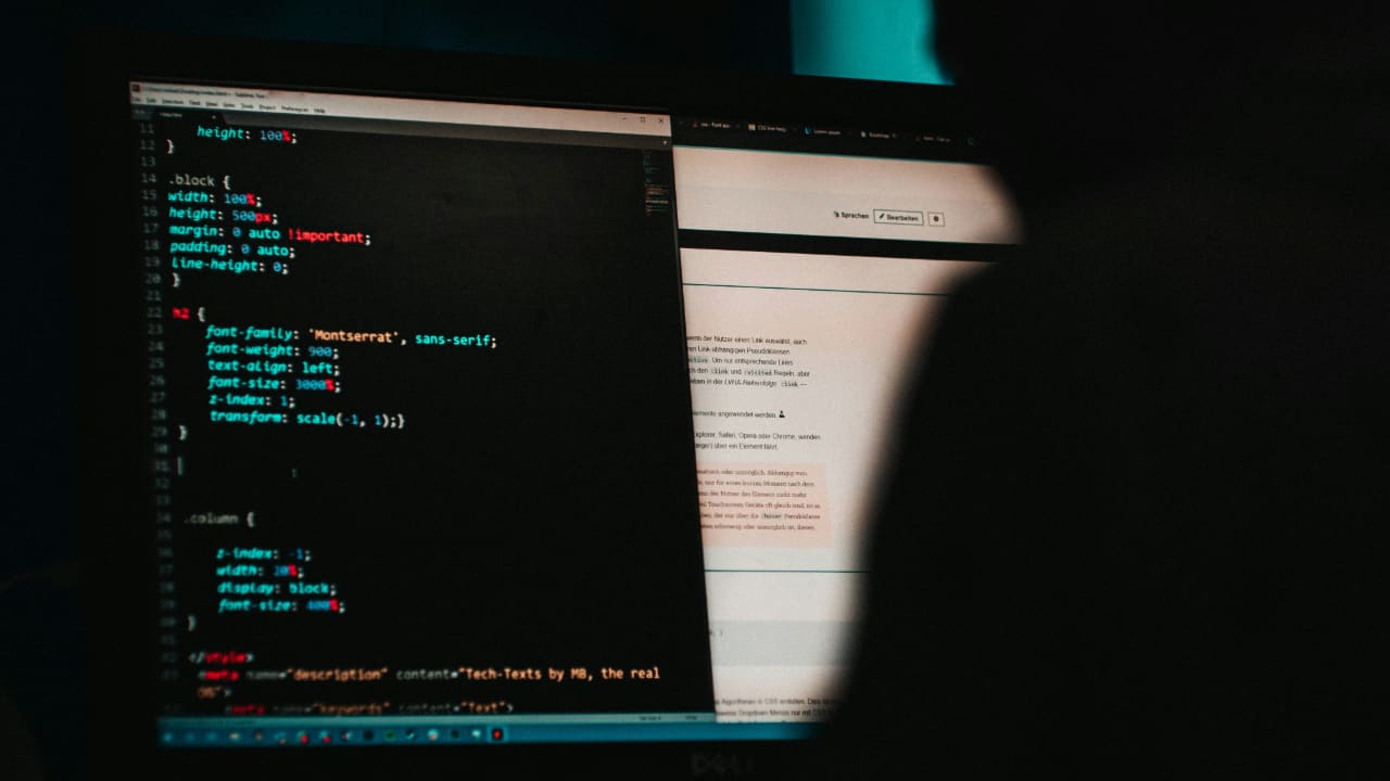 A computer screen with command line visible