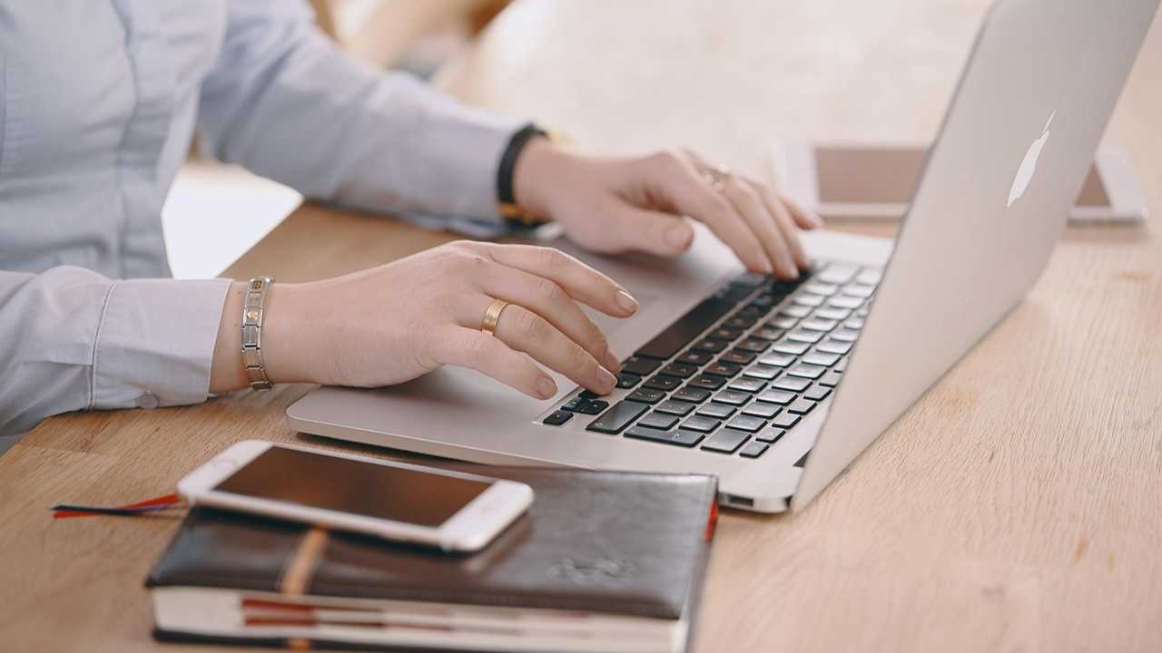 WhatsApp Web being used on a laptop