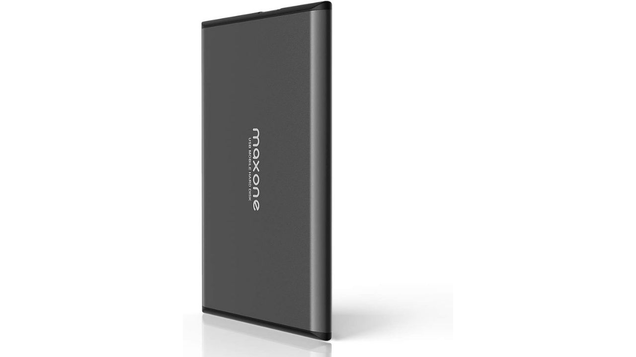 Maxone 750GB Ultra Slim Portable External Hard Drive