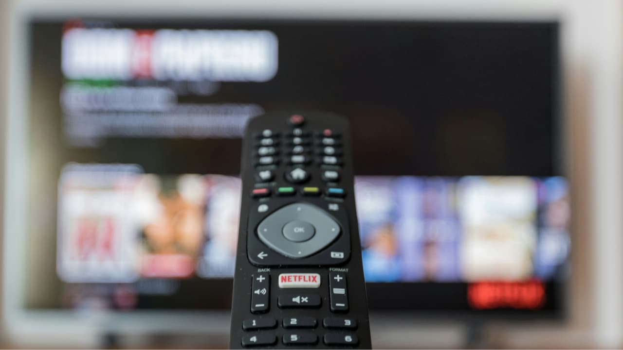 Image showing TV and remote