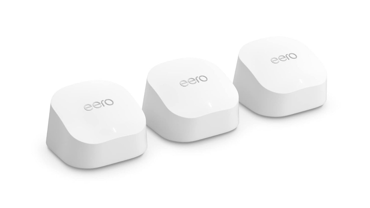 Amazon eero 6+ Mesh Wi‑Fi System (3‑Pack)