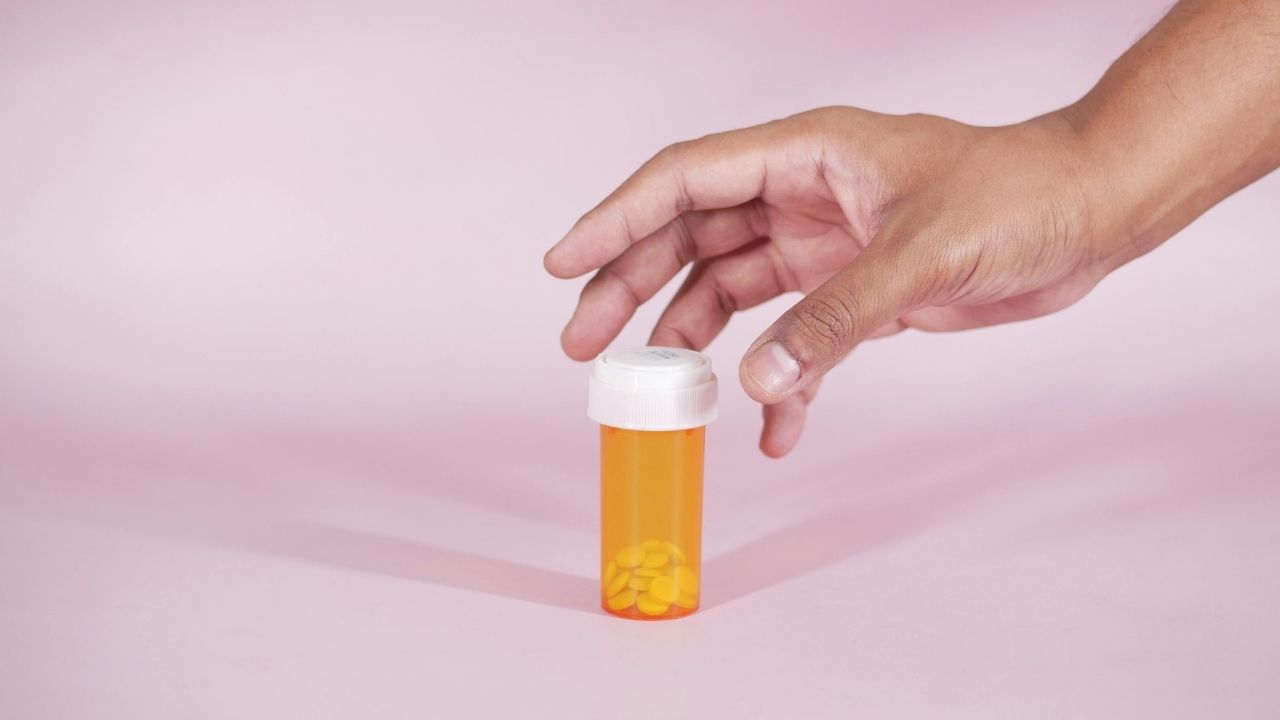The chatbot asks about symptoms and side effects, then flags any concerns for review by a doctor before a refill is approved.