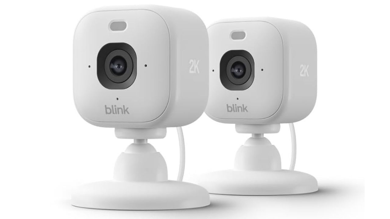 Blink Mini 2K+ Indoor Security Camera 2 Pack
