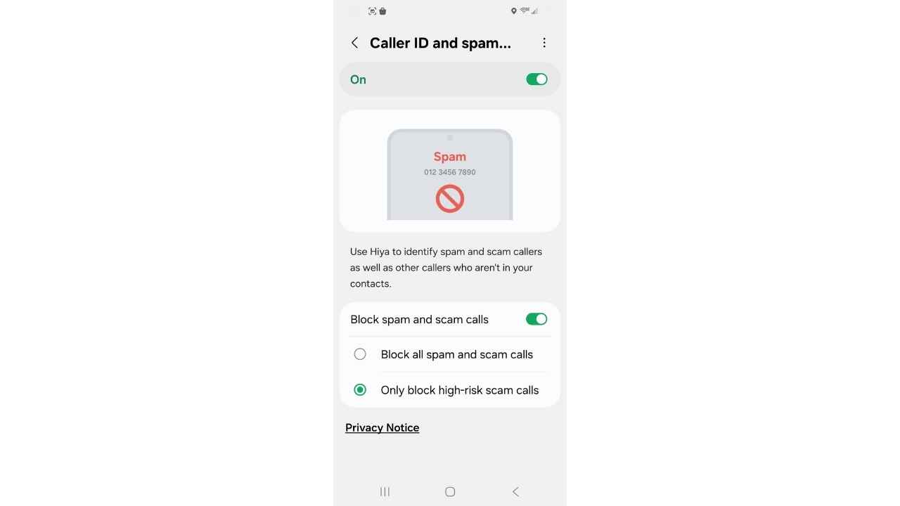 Samsung’s Caller ID and spam protection can help identify and block suspected scam calls before they interrupt your loved one.