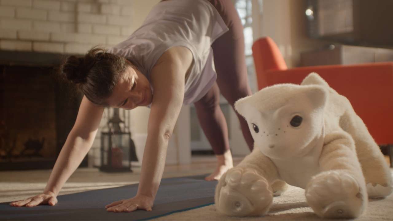 The AI robot pet can use movement, sound and body language to encourage healthier routines, from getting active to taking a break from scrolling.