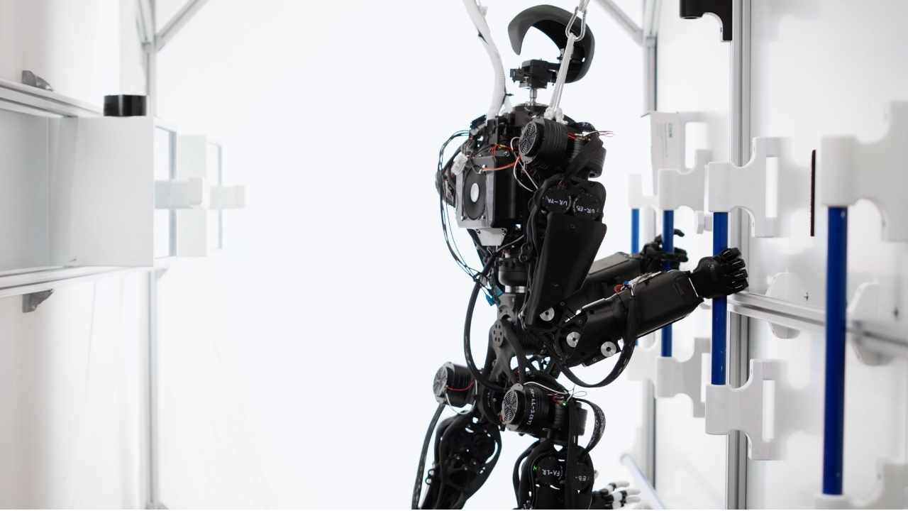 Two arms can hold the robot steady while the other two handle tools, cargo and equipment inside tight spacecraft spaces.