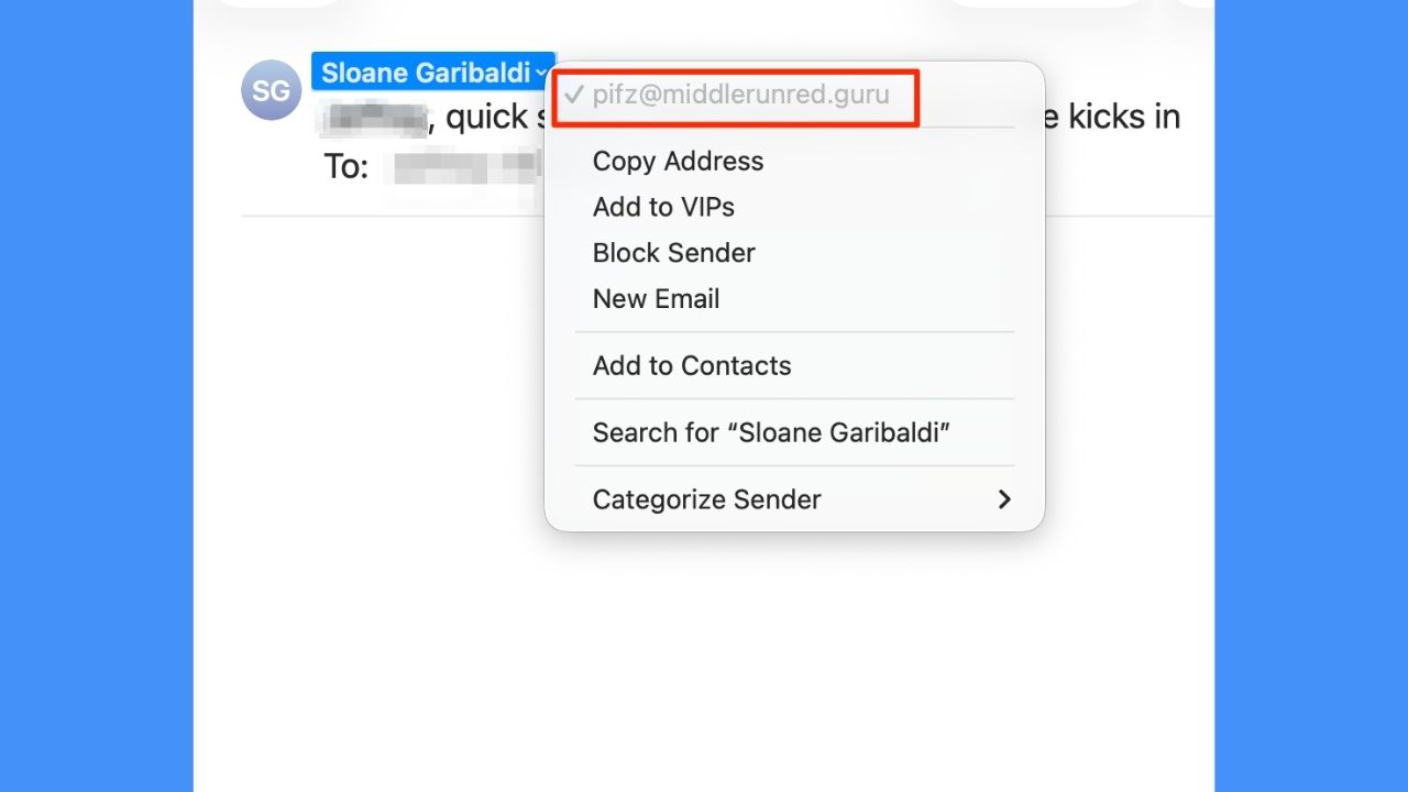 The sender name looks familiar, but the real email address shown here has no clear connection to AAA.
